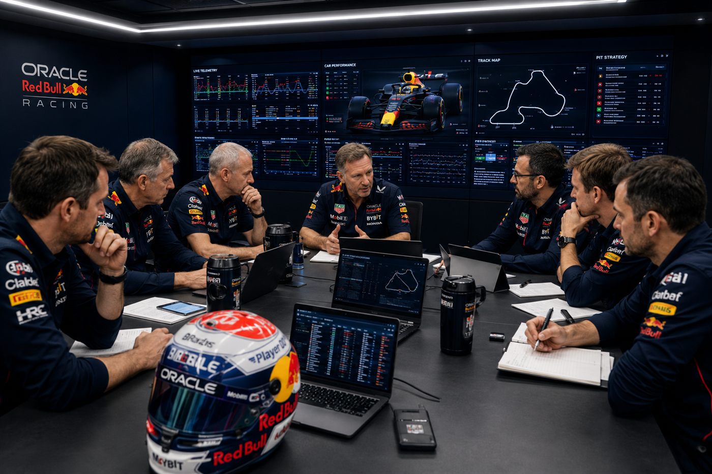 Estrategia: sala de comando e pit wall na Formula 1